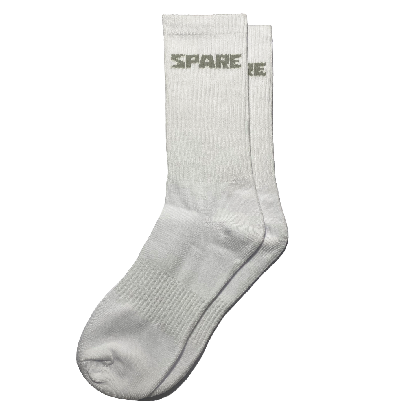 SPARE SOCKS | WHITE / GRAY - 3 PACK