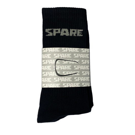 SPARE SOCKS | BLACK / GREY - 3 PACK